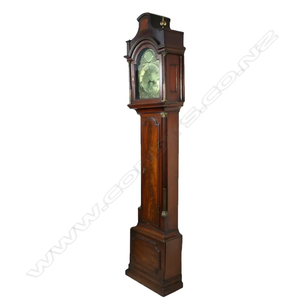 A George III mahogany long case clock, Image 1++