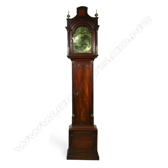 A George III mahogany long case clock,