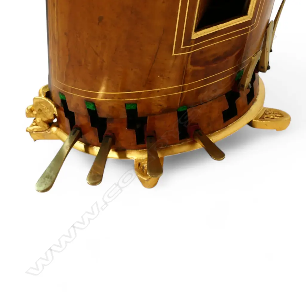 A mid 19thC giltwood forty-six string Gothic ‘Angel’ Harp by Erard, Image 1++