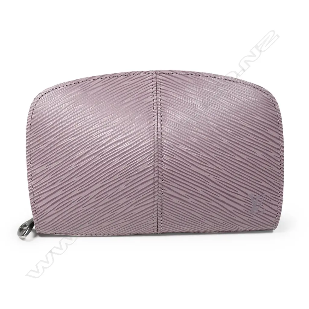 A Louis Vuitton lilac Epi leather Demi-Lune zip wallet, Image 1++