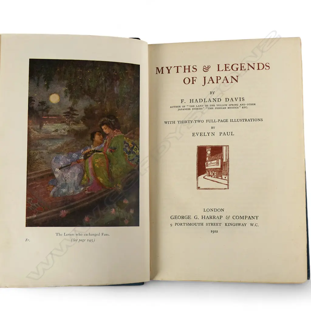 F Hadland Davis 'Myths and Legends of Japan...' 1912, Image 1++