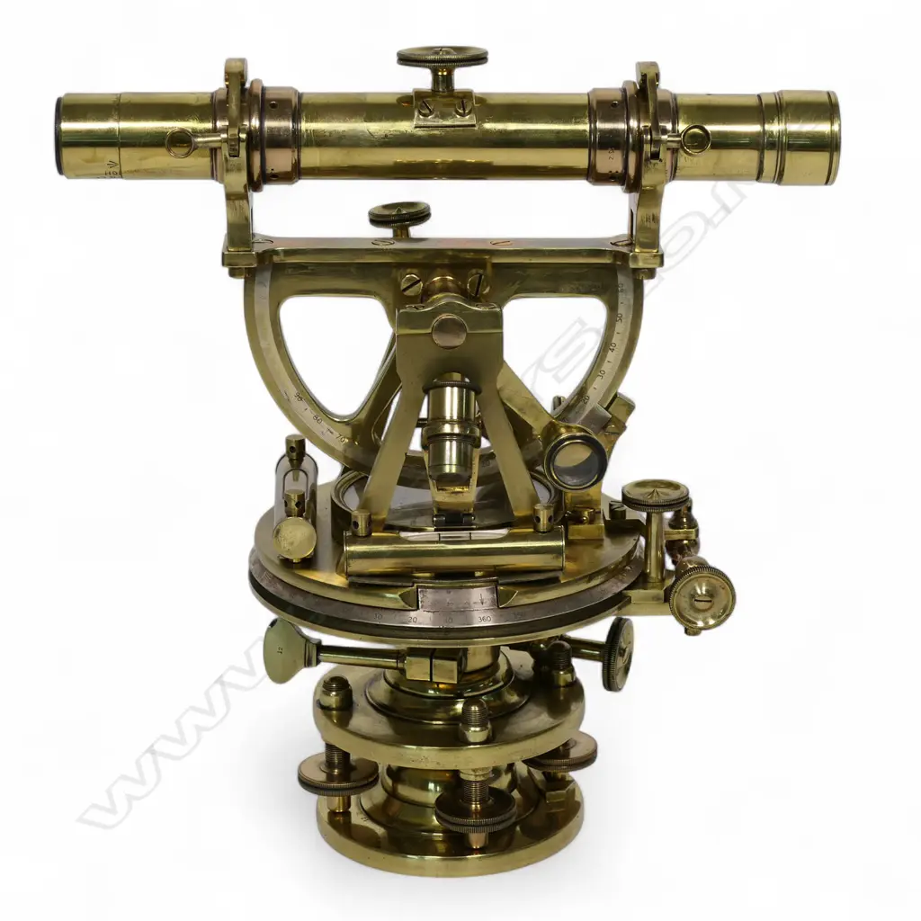 A Victorian brass theodolite, Image 1++