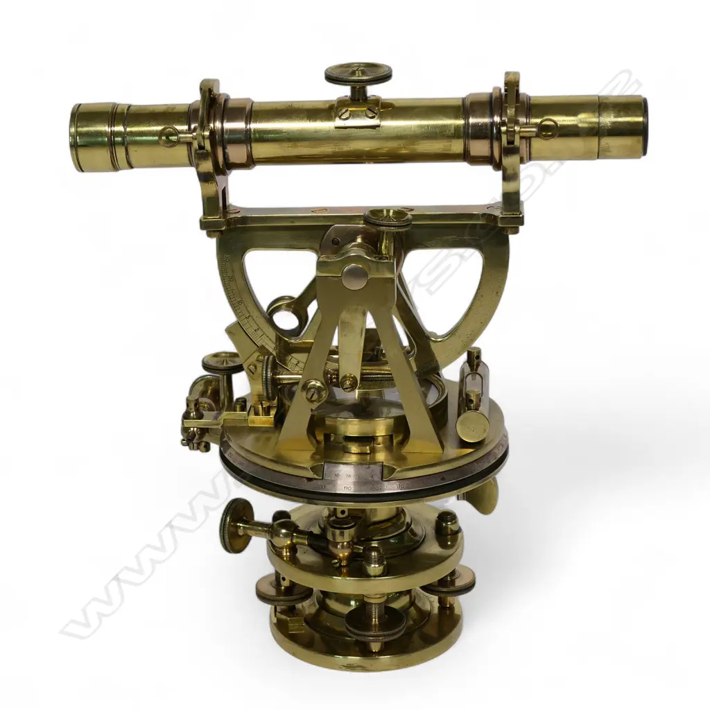 A Victorian brass theodolite, Image 1++