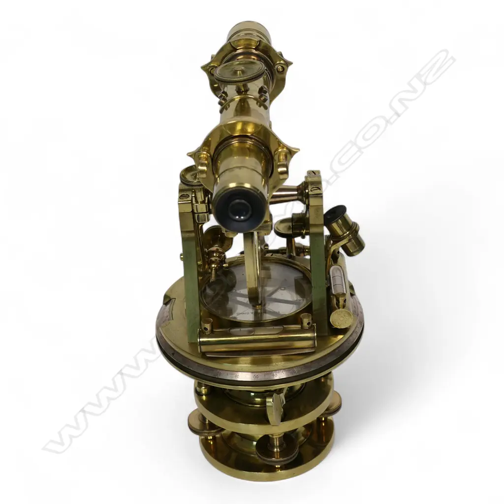 A Victorian brass theodolite, Image 1++