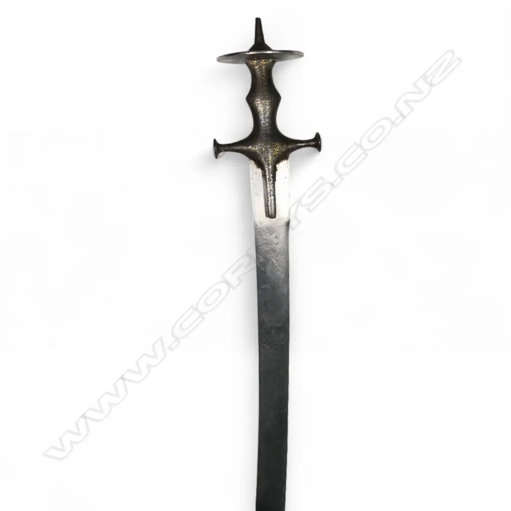 An Indian 18thC Talwar single edged sword, Image 1++