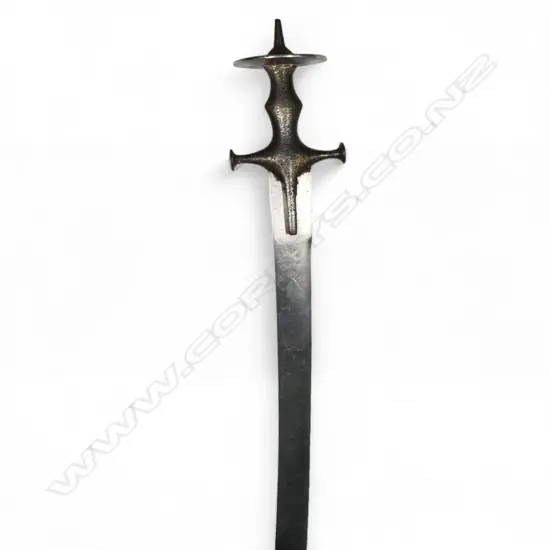 An Indian 18thC Talwar single edged sword,