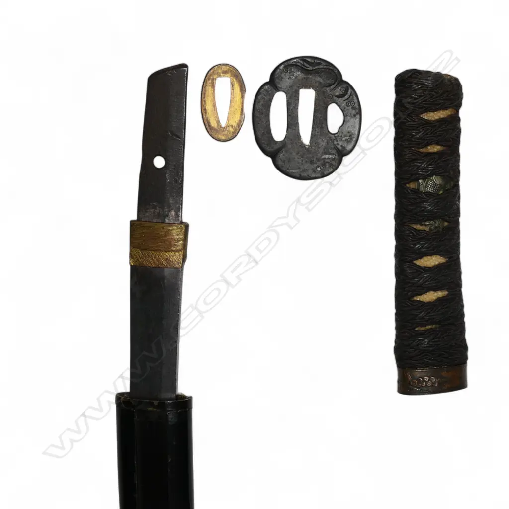 An old Japanese wakizashi sword, Image 1++