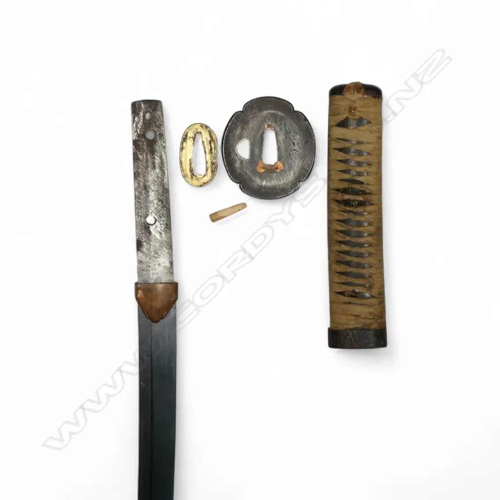 An old Japanese wakizashi sword, Image 1++
