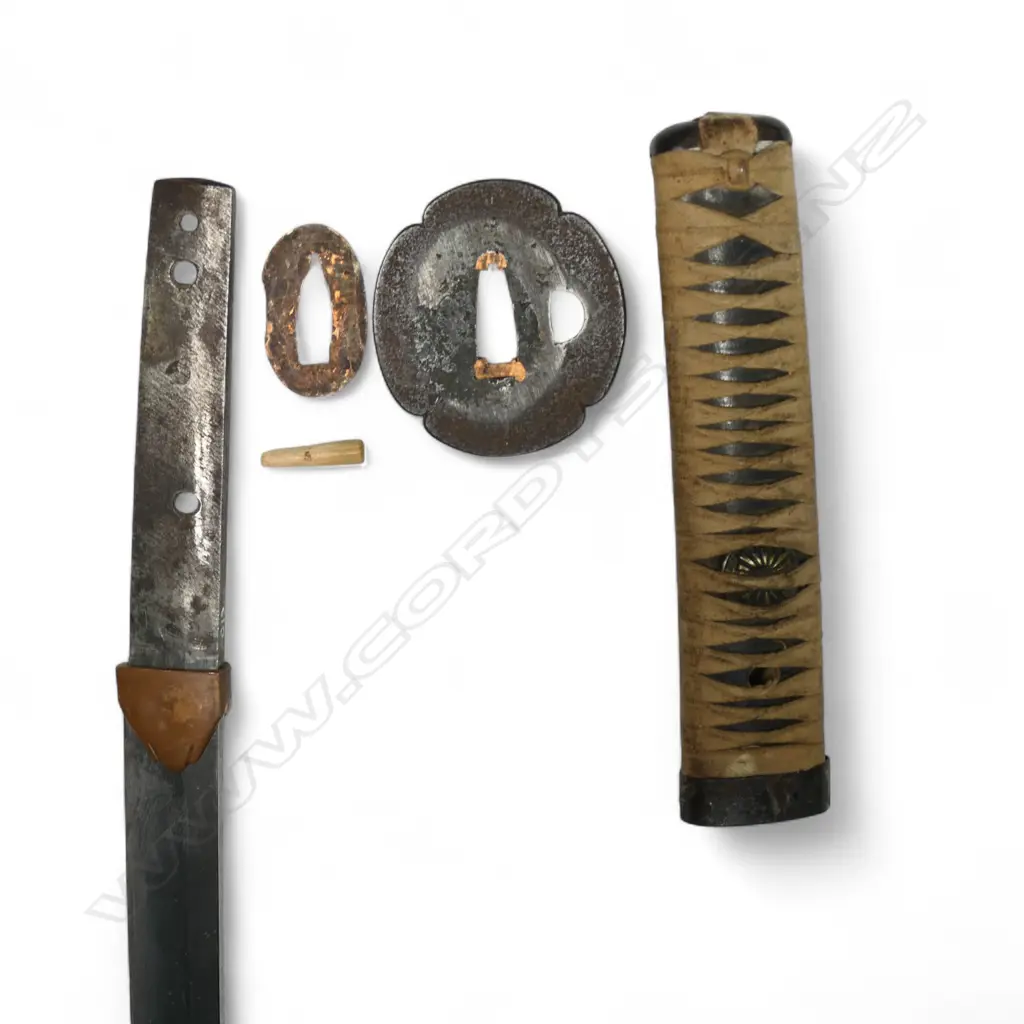 An old Japanese wakizashi sword, Image 1++