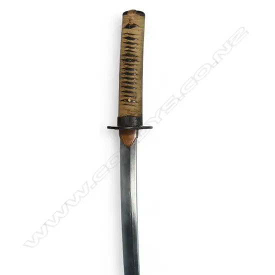 An old Japanese wakizashi sword,