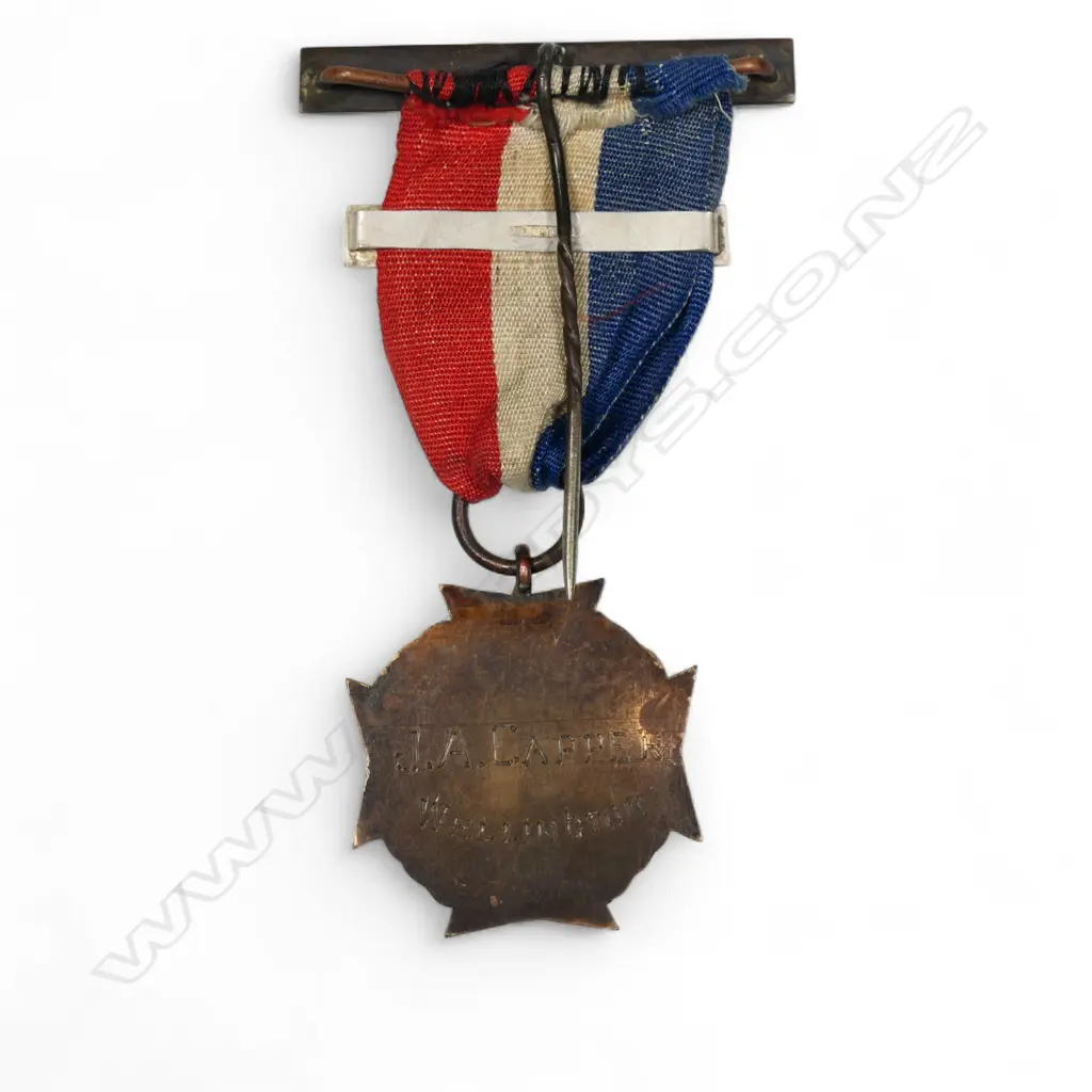 A King’s Empire Veteran’s medal named to ‘J A Capper, Wellington’, Image 1++