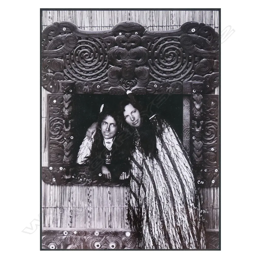Attributed Arthur Iles (1870 - 1943) Twin Guides of Whakarewarewa, Image 1++