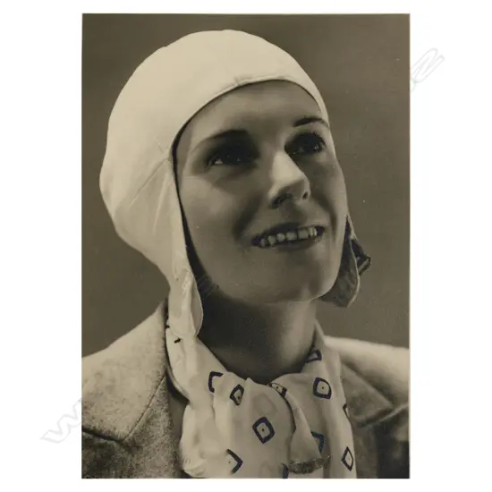 A 1930s gelatin silver print of Jean Batten,