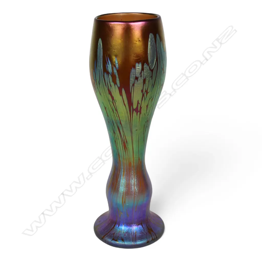 Loetz iridescent glass vase c.1900, Image 1++