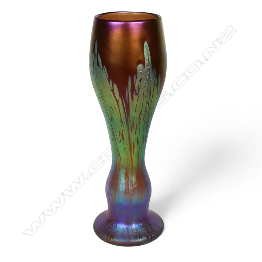 Loetz iridescent glass vase c.1900, Image 1++