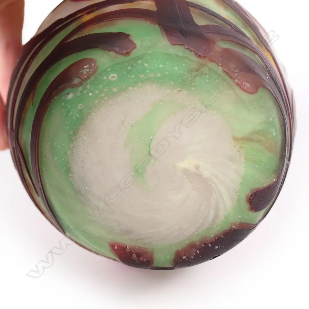 c.1900 Muller Frères Luneville cameo glass vase, Image 1++
