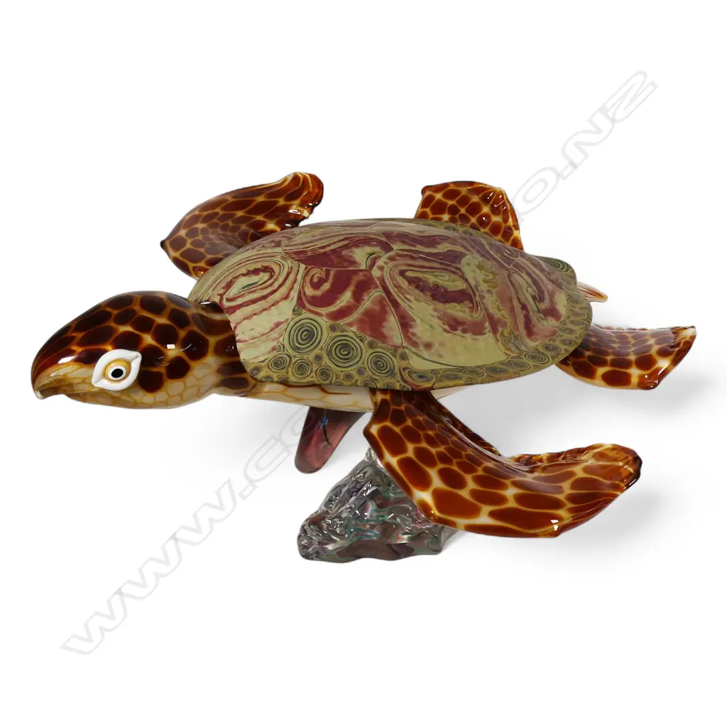 A monumental Large Murano glass turtle sculpture by Adriano Dalla Valentina (Italian 1945 – 2019), Image 1++