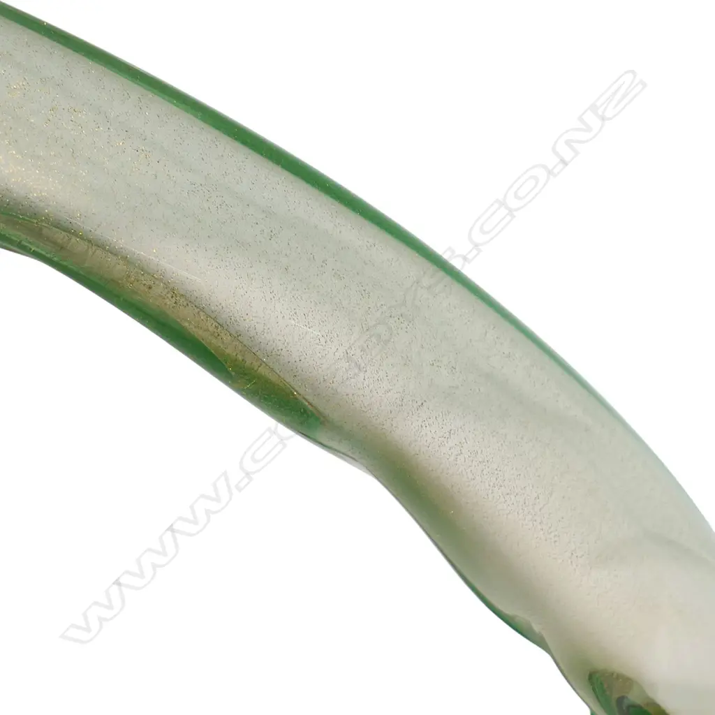 A large Murano glass green ray sculpture by Adriano Dalla Valentina (Italian 1945 – 2019), Image 1++