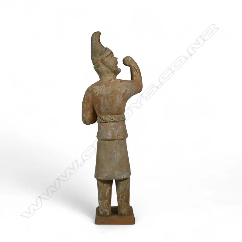 A Chinese Tang style terracotta figure of a camel groom, Image 1++
