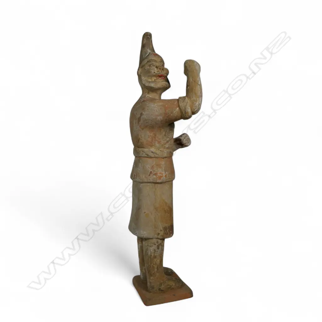 A Chinese Tang style terracotta figure of a camel groom, Image 1++
