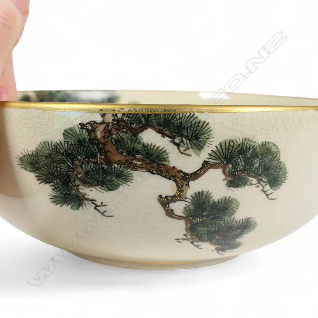 A rare Meiji period Satsuma bowl by Makuzu Kozan, Image 1++