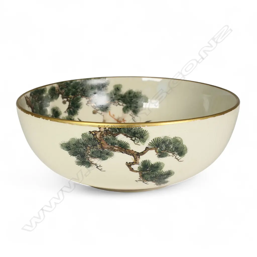 A rare Meiji period Satsuma bowl by Makuzu Kozan, Image 1++
