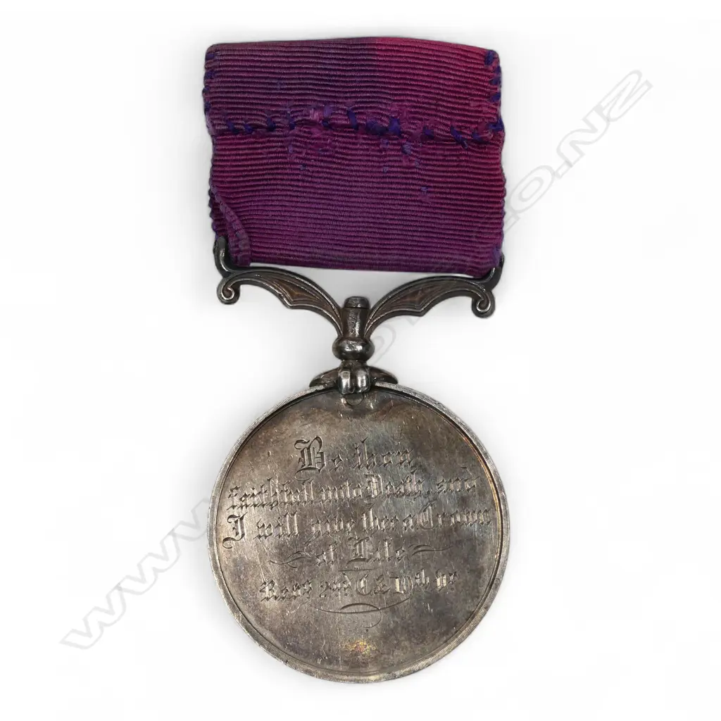 A 19thC Adolph Kohn silver band medal, Image 1++