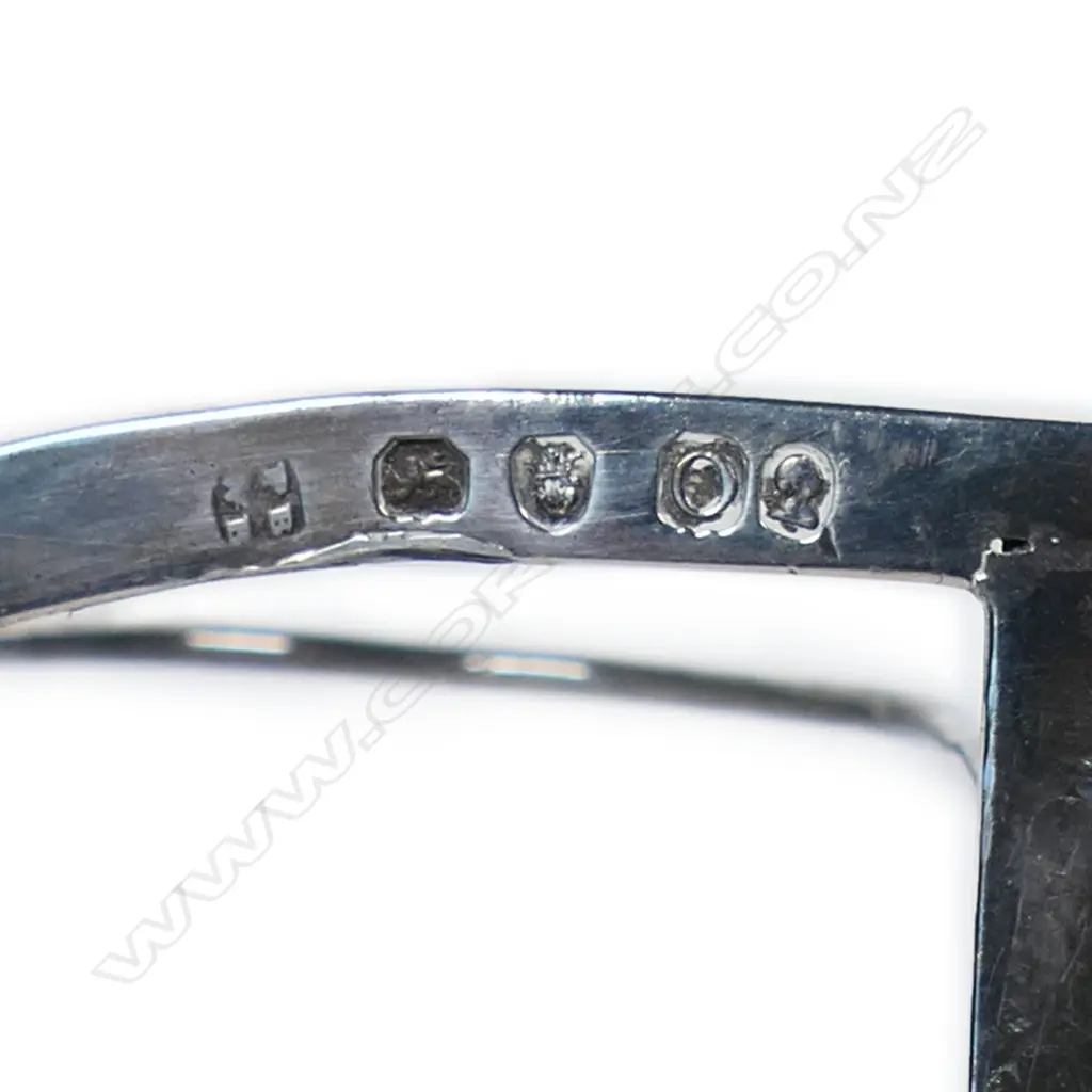 George III silver large toast rack, Image 1++