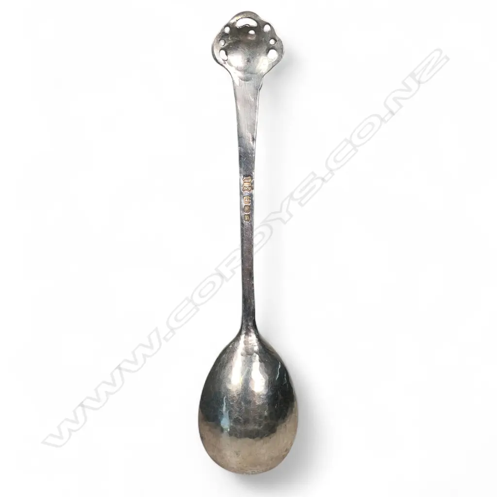 An early 20thC Arts & Crafts spoon by Omar Ramsden, Image 1++