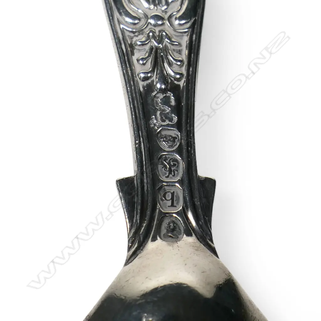 A William IV silver King's pattern caddy spoon, Image 1++