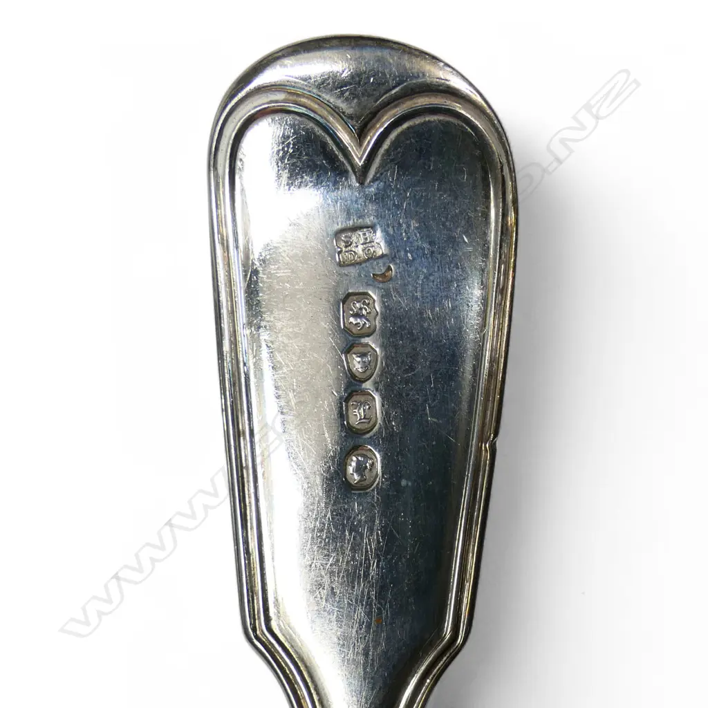Five Victorian silver tablespoons, Image 1++