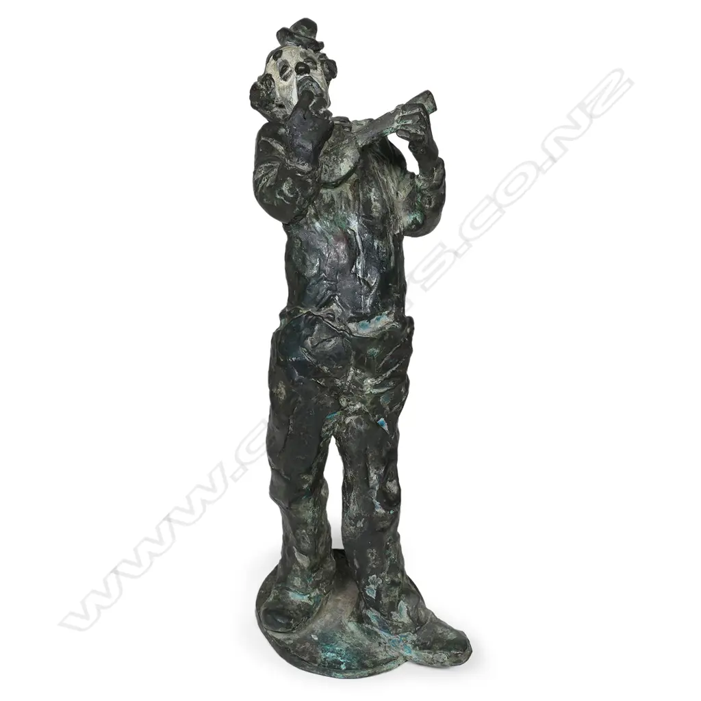 Ken Kendall (1928-2012) bronze clown figure, Image 1++