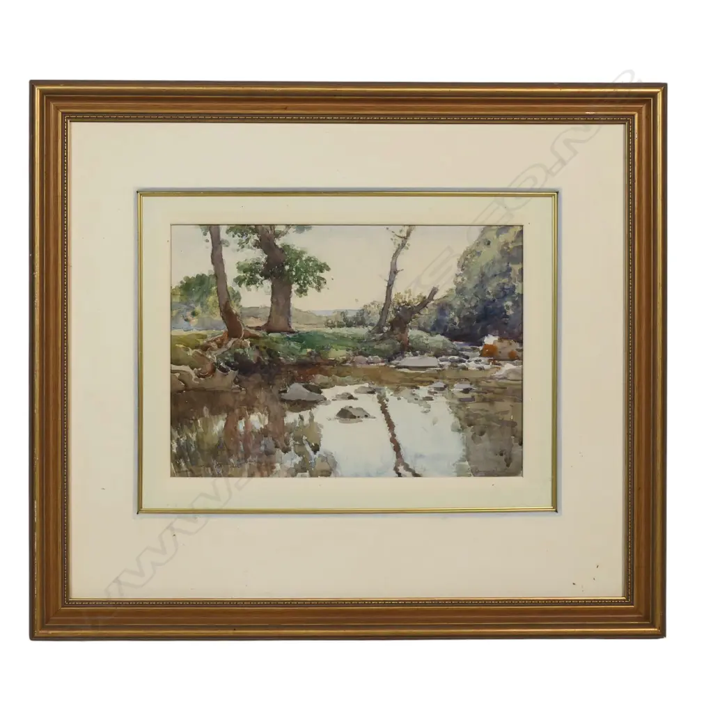 Samuel John Lamorna Birch (UK/NZ 1869-1955) River Ockment, Image 1++