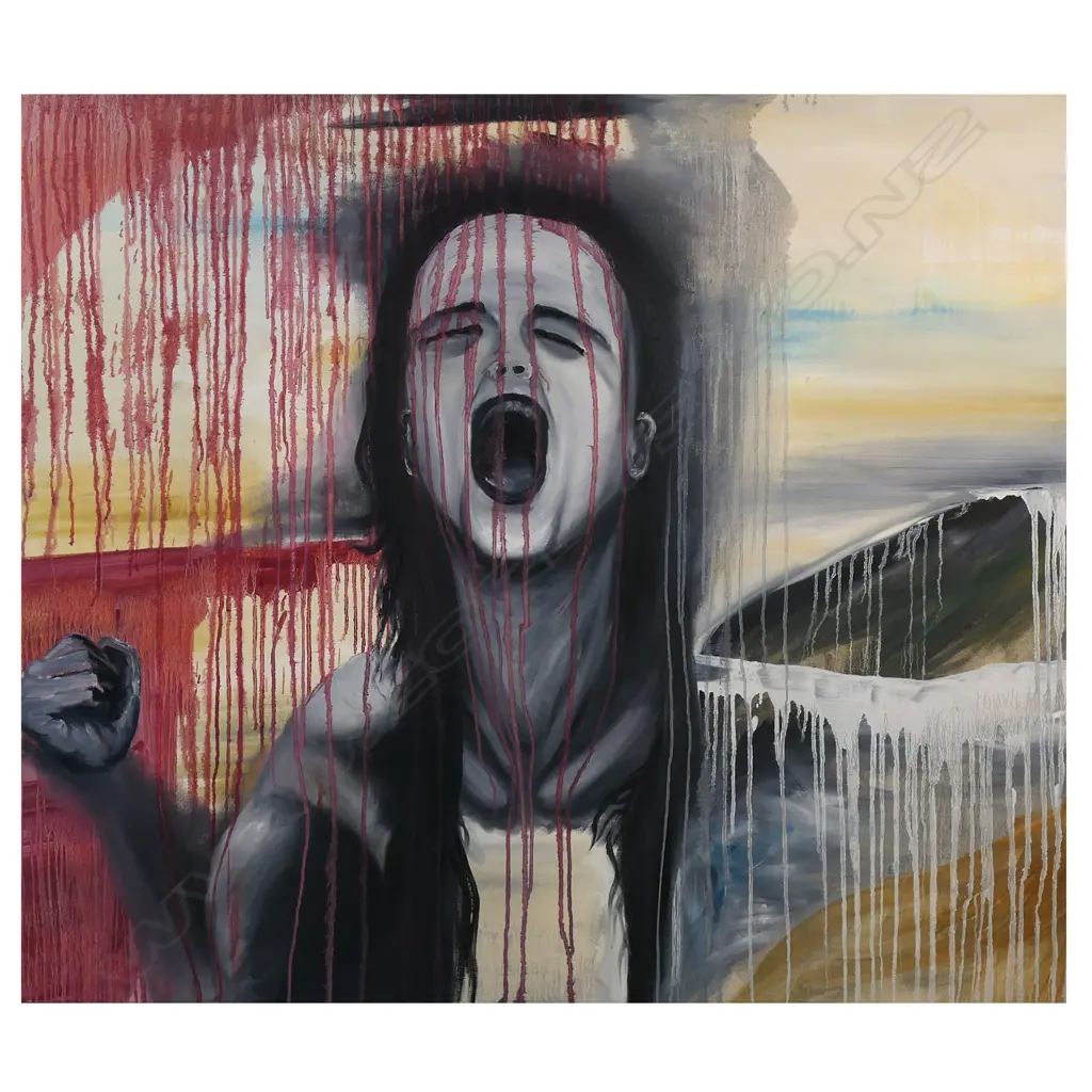 Garth Steeper (NZ) Screaming Woman, Image 1++