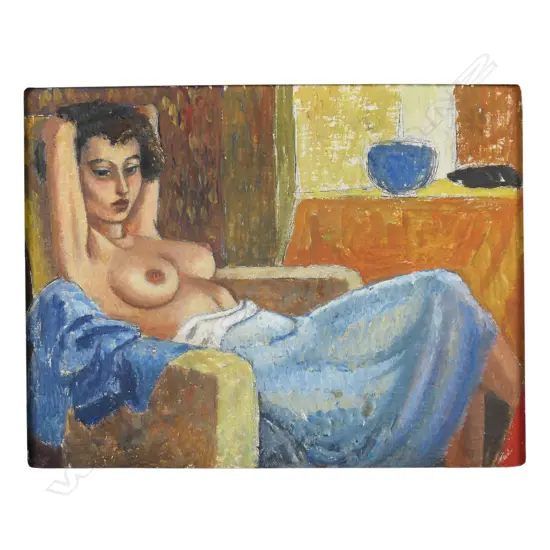 John Buckland-Wright (British 1897-1954) 'Girl in Armchair',