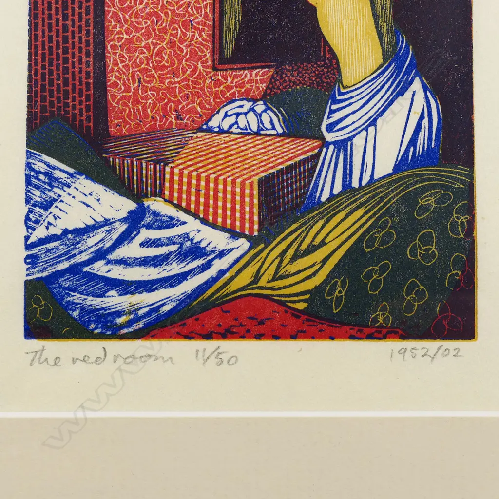 John Buckland-Wright (UK 1897-1954) 'The Red Room', Image 1++