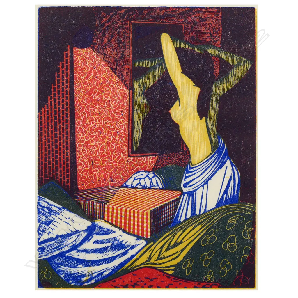 John Buckland-Wright (UK 1897-1954) 'The Red Room', Image 1++