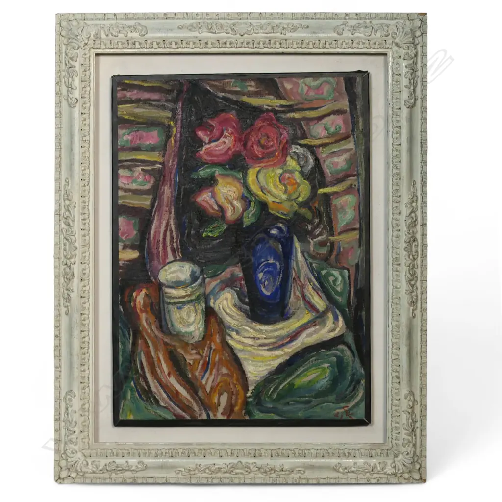European artist unknown 'C.K.' still life, Image 1++