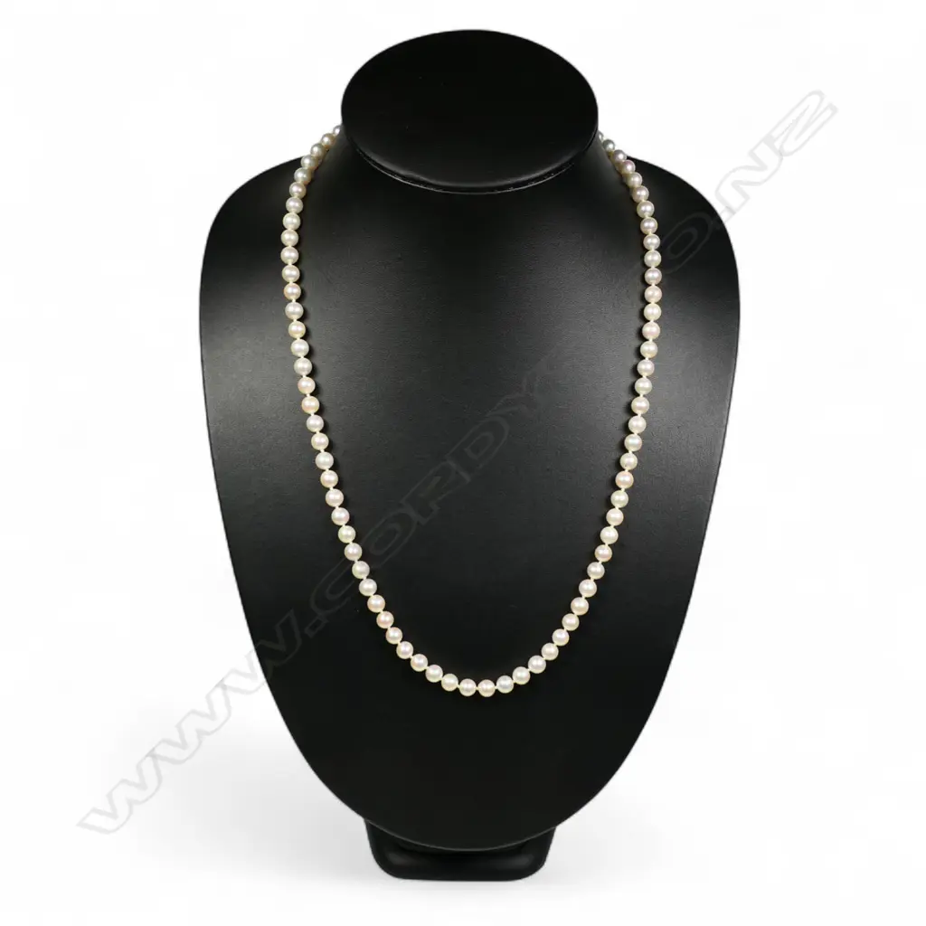 An Akoya pearl necklace, Image 1++