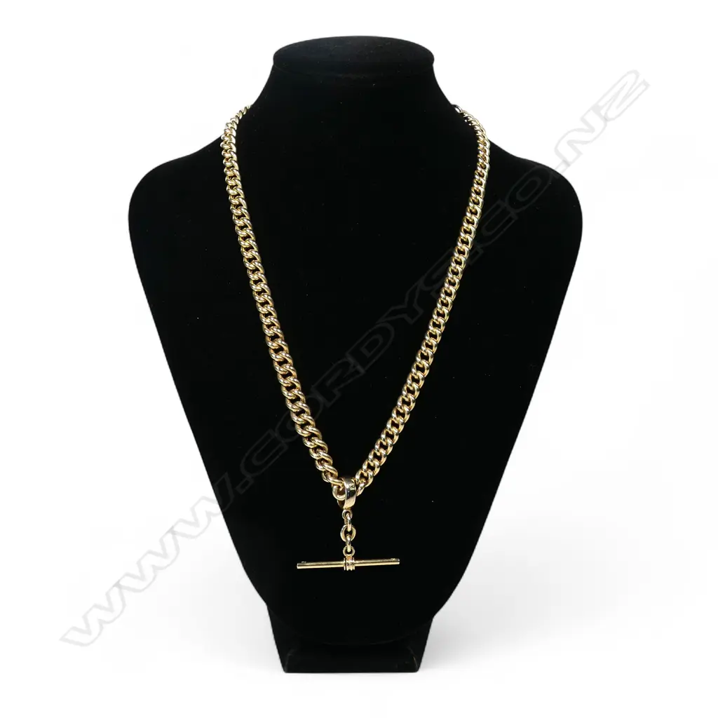 A 10ct gold chain necklace, Image 1++