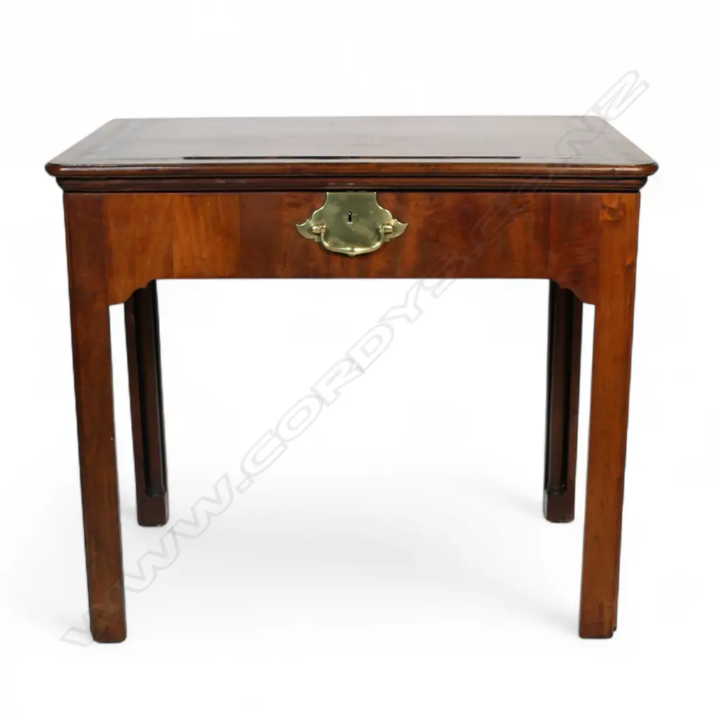 A Georgian mahogany architects table, Image 1++
