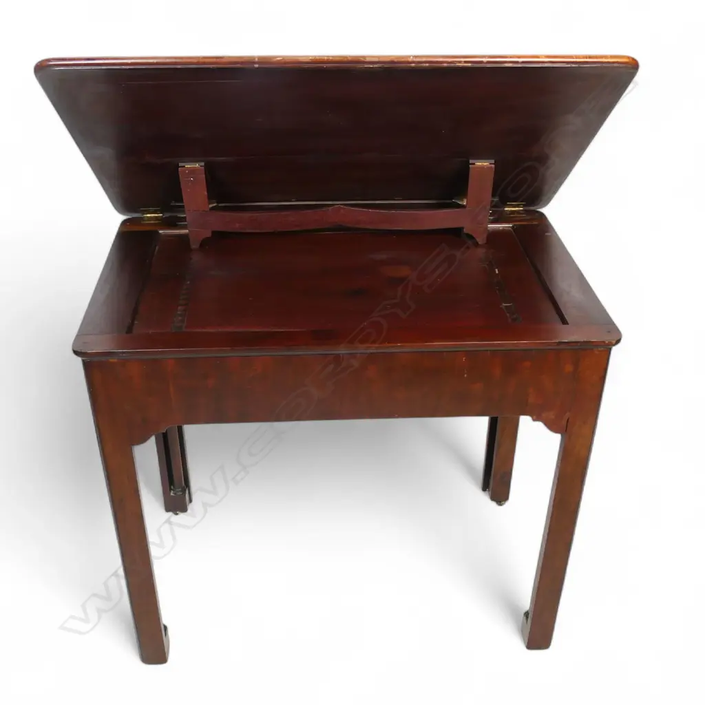 A Georgian mahogany architects table, Image 1++