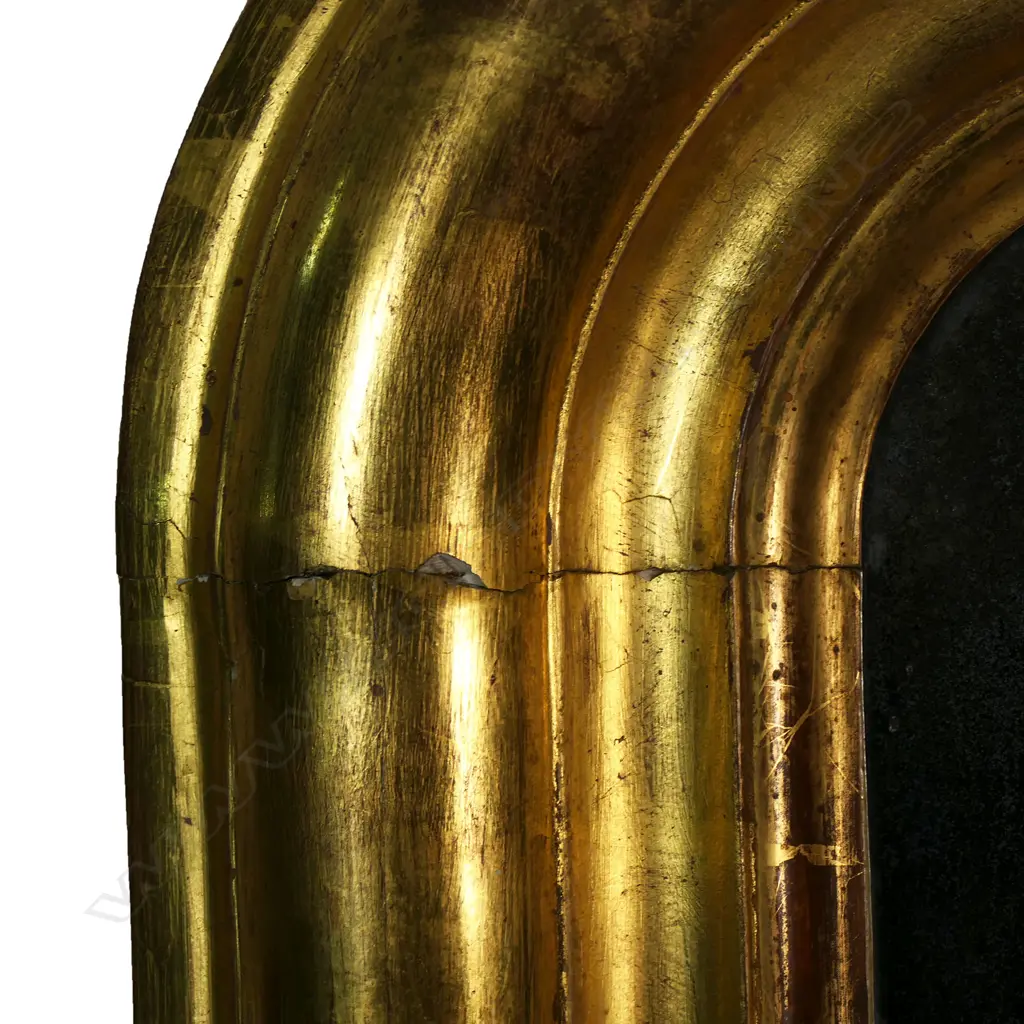 A 19thC French gilt framed mirror, Image 1++
