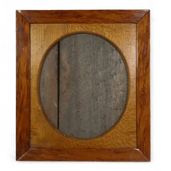 A colonial burr kauri and rewarewa frame,