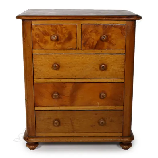 A colonial NZ woods apprentice chest,