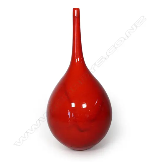 A Peter Collis orb vase,