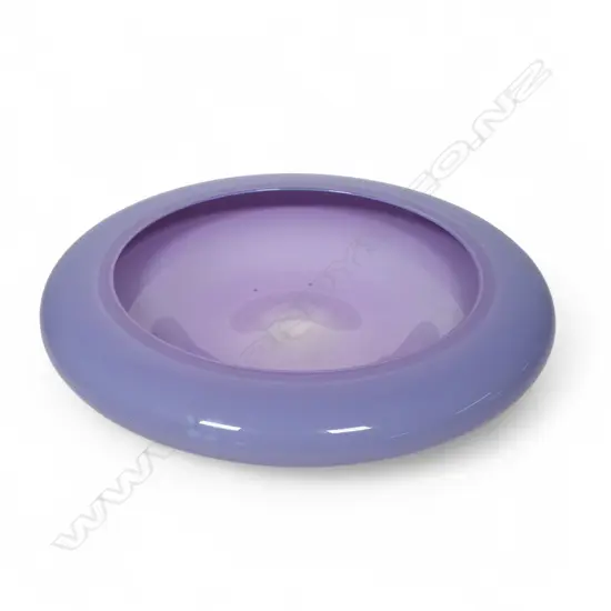 Ola & Maria Höglund Art Glass large mouth blown mauve bowl,