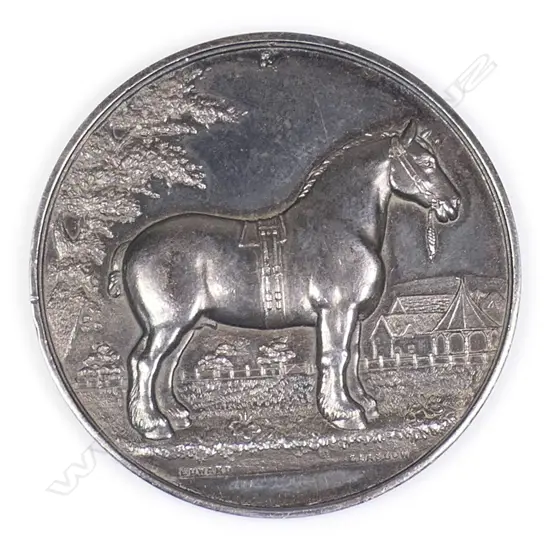 A 1922 silver A & P Clydesdale medal,