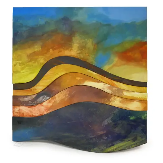 Parkin Patterson (NZ 1948-) '3D Abstract',