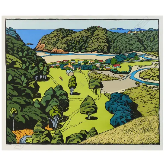 Tom Burnett (NZ 1958-) 'Matapouri',